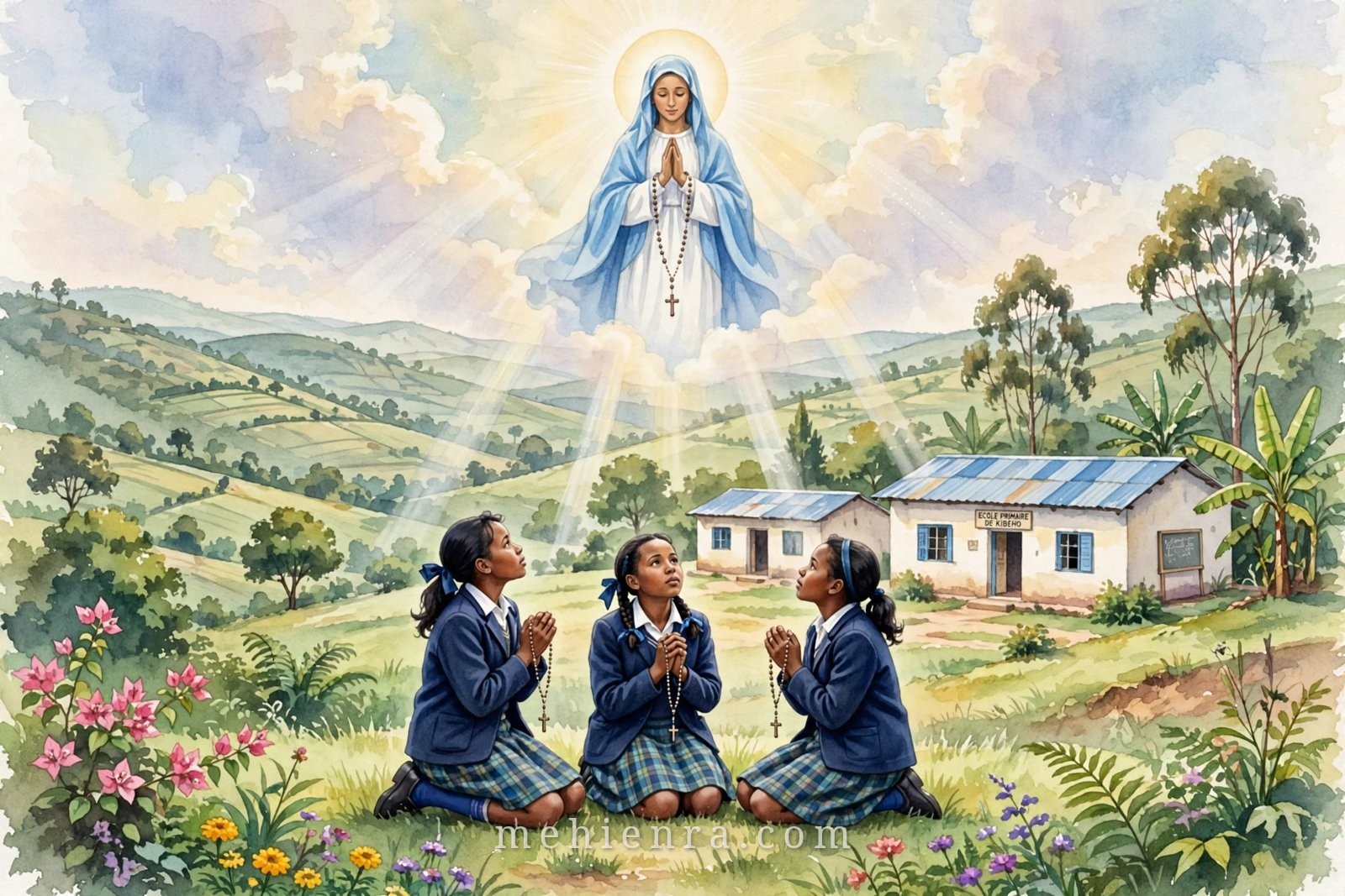 Đức Mẹ Kibeho — tranh minh hoạ
