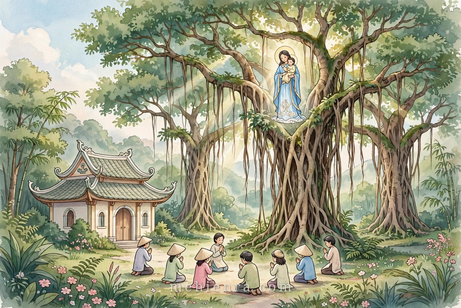 Đức Mẹ La Vang — tranh minh hoạ