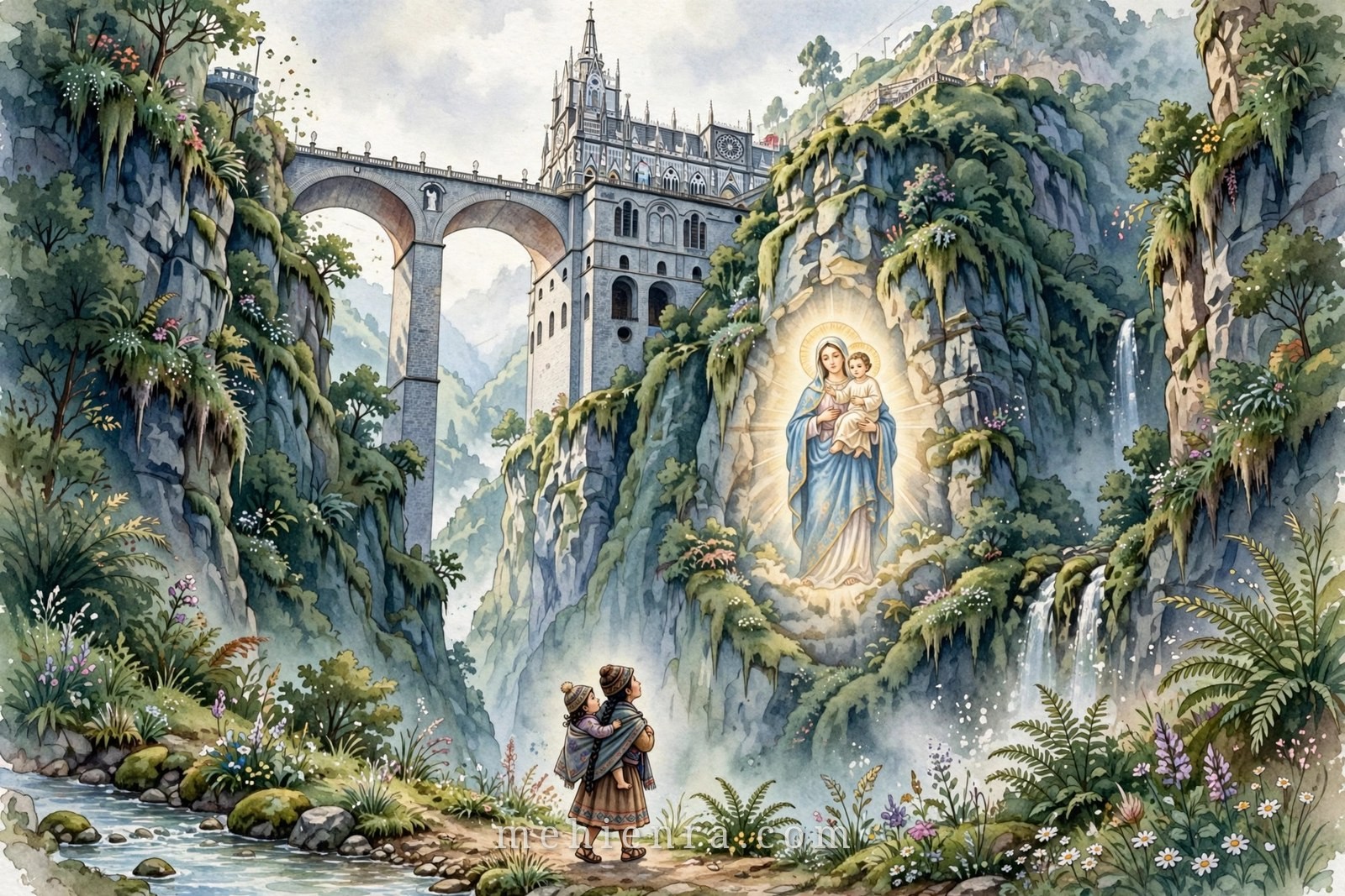 Đền thánh Las Lajas: ngôi đền bắc qua hẻm núi Guáitara và các văn kiện của Tòa Thánh