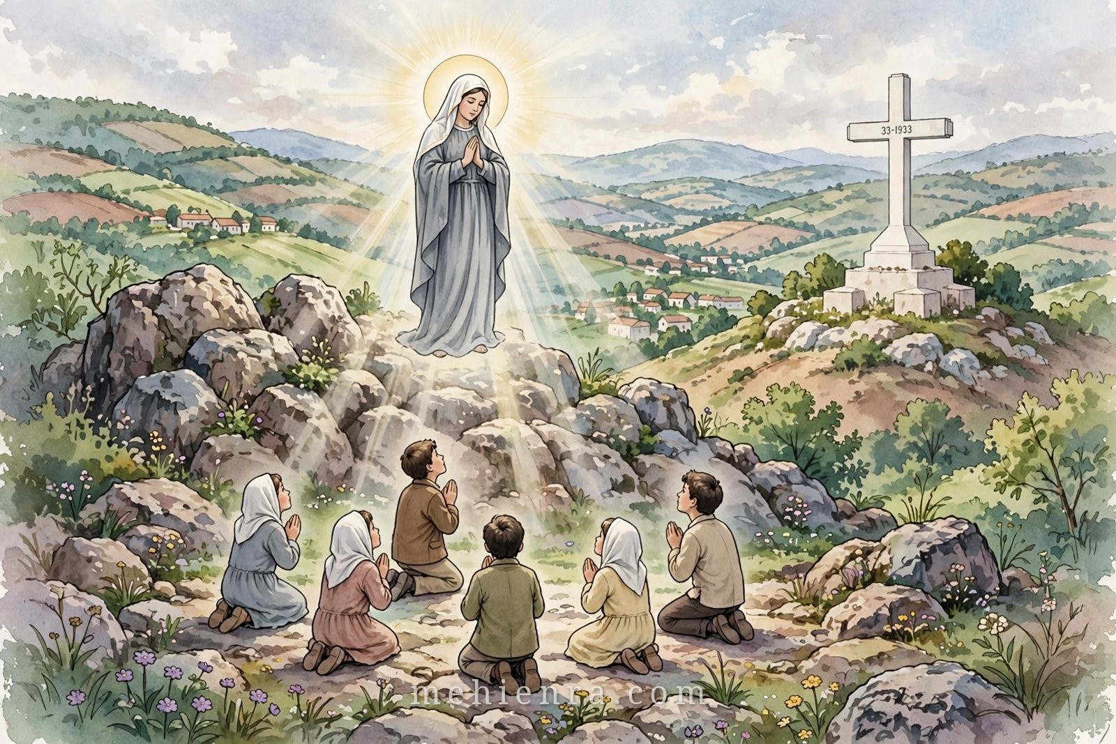 Đức Mẹ Medjugorje — tranh minh hoạ