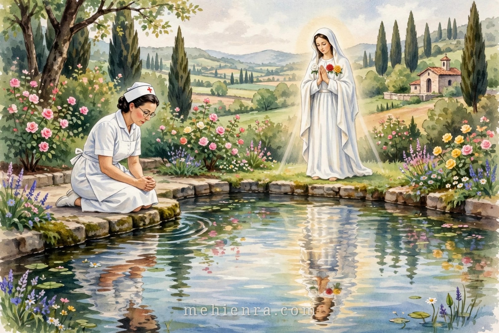 Đức Mẹ Rosa Mystica — tranh minh hoạ